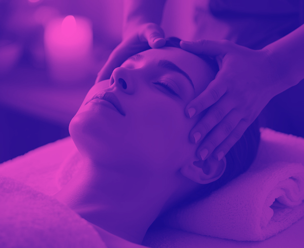 Gesichtsmassage